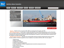 Tablet Screenshot of maritimelabour.com